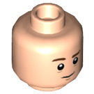 LEGO Beige Léger Professeur Quirrell avec Lavande Chapeau et Écharpe Minifigurine Tête (Montant solide encastré) (3626 / 39780)