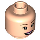LEGO Leichtes Fleisch Queenie Goldstein Minifigure Kopf (Einbau-Vollbolzen) (3626 / 39244)