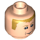 LEGO Light Flesh Racers Head (Safety Stud) (3626 / 60665)