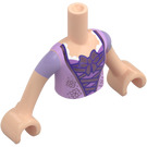 LEGO Lys hudfarvet Rapunzel Friends Torso (35677 / 92456)