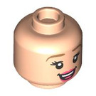 LEGO Light Flesh Rapunzel Minifigure Head (Recessed Solid Stud) (3274 / 104019)