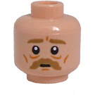 LEGO Light Flesh Reg Cattermole Minifigure Head (Recessed Solid Stud) (3626 / 100168)