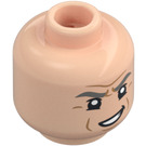 LEGO Light Flesh Rene Belloq Minifigure Head (Recessed Solid Stud) (3626 / 75554)