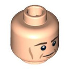 LEGO Light Flesh Republic Trooper 2 Head (Recessed Solid Stud) (3626 / 97427)