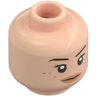 LEGO Light Flesh Rey Minifigure Head (Recessed Solid Stud) (3626 / 23783)