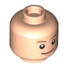 LEGO Light Flesh RM Minifigure Head (Recessed Solid Stud) (3626 / 101967)