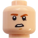 LEGO Leichtes Fleisch Ron Weasley Schmucklos Kopf (Einbau-Vollbolzen) (3626)