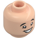 LEGO Beige Léger Russell Minifigurine Tête (Montant solide encastré) (3626 / 102091)