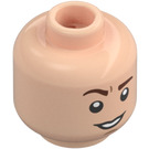 LEGO Lys hud Samwise Gamgee med Sand Blå Kappe Minifigur Hode (Forsenket solid knott) (3626 / 98031)