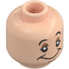 LEGO Light Flesh Sleepy Minifigure Head (Safety Stud) (3274 / 107061)