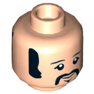 LEGO Leichtes Fleisch The Beatles - Ringo Minifigure Kopf (Einbau-Vollbolzen) (3626 / 29734)