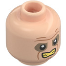 LEGO Lys hud The Pingvin med Mørk beige Ben Minifigur Hode (Forsenket solid knott) (3274 / 102182)