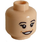 LEGO Carne chiaro Tina Goldstein Minifigure Testa (Perno solido incassato) (3626 / 28270)