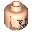 LEGO Light Flesh Two-Face's Henchman with Beard (Super Heroes) Head (Recessed Solid Stud) (3626 / 73256)