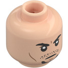 LEGO Světlá tělová Viktor Krum Minifigurka Hlava (Zapuštěný pevný cvoček) (3274)