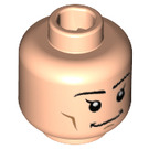 LEGO Leichtes Fleisch Wonder Twin Zan Minifigure Kopf (Einbau-Vollbolzen) (3626 / 36141)