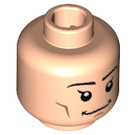 LEGO Light Flesh Wonder Twin Zan Minifigure Head (Recessed Solid Stud) (3626 / 36141)