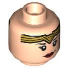 LEGO Leichtes Fleisch Wonder Woman Minifigure Kopf (Einbau-Vollbolzen) (3626 / 25786)