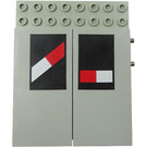 LEGO Light Gray 12V Remote Control For Train Level Crossing