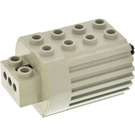 LEGO Light Gray 4.5 Volt Technic Motor With Three Prong Holes