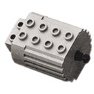 LEGO Hellgrau 4.5 Volt Technic Motor Mit zwei Zinkenlöchern