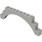 LEGO Lysegrå Hvælving 1 x 12 x 3 uden hævet bue (6108 / 14707)