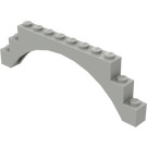 LEGO Hellgrau Bogen 1 x 12 x 3 ohne erhöhten Bogen (6108 / 14707)