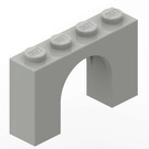 LEGO Hellgrau Bogen 1 x 4 x 2 (6182)