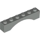 LEGO Light Gray Arch 1 x 6 Continuous Bow (3455)