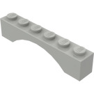 LEGO Hellgrau Bogen 1 x 6 Kontinuierlicher Bogen (3455)