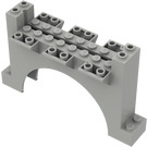 LEGO Grigio chiaro Arco 2 x 12 x 6 Parete con Slopes (30272)