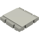 LEGO Lichtgrijs Grondplaat Platform 16 x 16 x 2.3 Rechtdoor (2617)