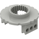 LEGO Light Gray Bottom for Turntable with Technic Bricks Attached (2856)