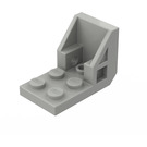 LEGO Gris clair Support 2 x 3 - 2 x 2 (4598)