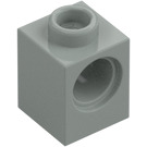 LEGO Light Gray Brick 1 x 1 with Hole (6541)