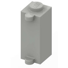 LEGO Grigio chiaro Mattoncino 1 x 1 x 2 con Shutter Supporto (3581)