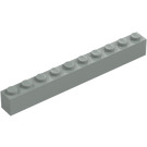 LEGO Lys grå Kloss 1 x 10 (6111)