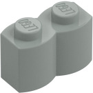 LEGO Světle šedá Kostka 1 x 2 Log (30136)