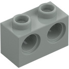 LEGO Lichtgrijs Steen 1 x 2 met 2 Gaten (32000)