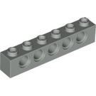 LEGO Lichtgrijs Steen 1 x 6 met Gaten (3894)