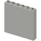 LEGO Light Gray Brick 1 x 6 x 5 (3754 / 44590)