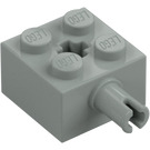 LEGO Lichtgrijs Steen 2 x 2 met Pin en asgat (6232 / 42929)