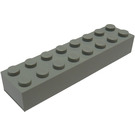 LEGO Světle šedá Kostka 2 x 8 (3007 / 93888)