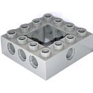 LEGO Lichtgrijs Steen 4 x 4 met Open Midden 2 x 2 (32324)