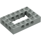 LEGO Hellgrau Stein 4 x 6 mit Open Mitte 2 x 4 (32531 / 40344)