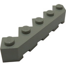 LEGO Lysegrå Klods 5 x 5 Facet (6107)