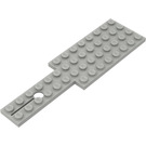 LEGO Ljusgrå Bil Bas 4 x 14 med Hål och Steering Utrustning Slits