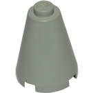 LEGO Light Gray Cone 2 x 2 x 2 (Solid Stud)