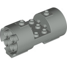 LEGO Light Gray Cylinder 3 x 6 x 2.7 Horizontal Hollow Center Studs (30360)