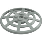 LEGO Hellgrau Dish 6 x 6 Webbed (Quadratischer Halter darunter) (4285 / 30234)